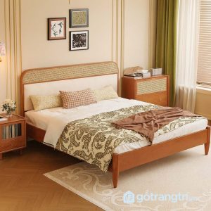 3 giường gỗ hiện đại chân cao