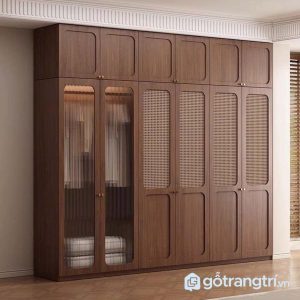 3 tủ quần áo cánh mây