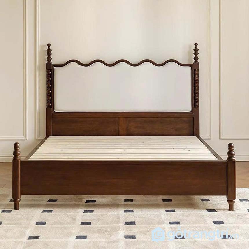 Giường ngủ phong cách châu Âu cổ điển sang trọng và tinh tế GHS-9385