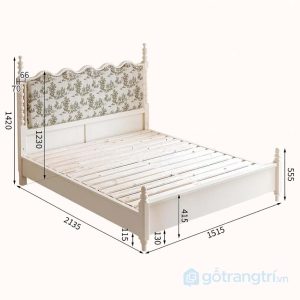 5 Giường ngủ gỗ tân cổ điển