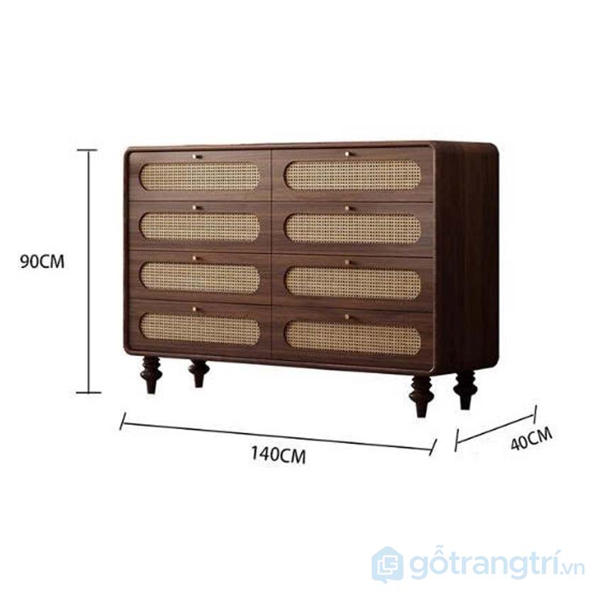 Tủ ngăn kéo phong cách cổ điển GHS-5289