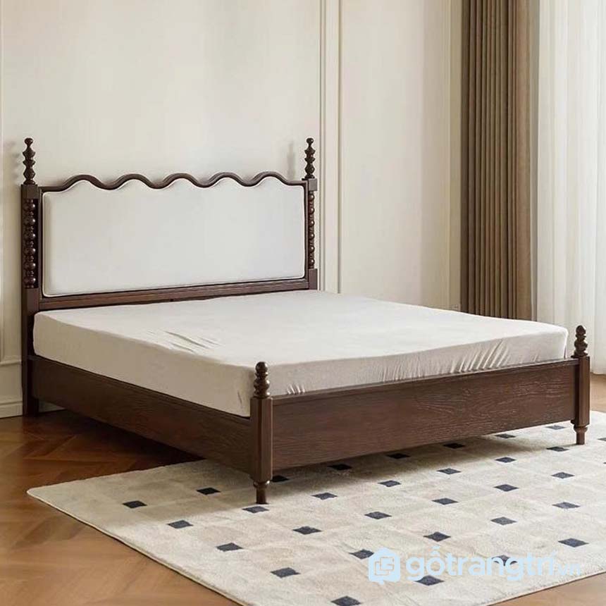 Giường ngủ phong cách châu Âu cổ điển sang trọng và tinh tế GHS-9385