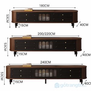 6 Kệ tivi tân cổ điển sang trọng