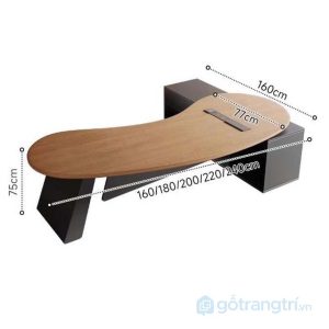 7 bàn giám đốc cao cấp mặt gỗ