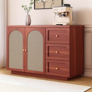 Tủ gỗ để đồ nhà bếp hiện đại