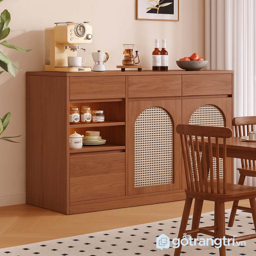 Tủ đựng chén bát nhỏ gọn tiện lợi cho gia đình GHS-55002
