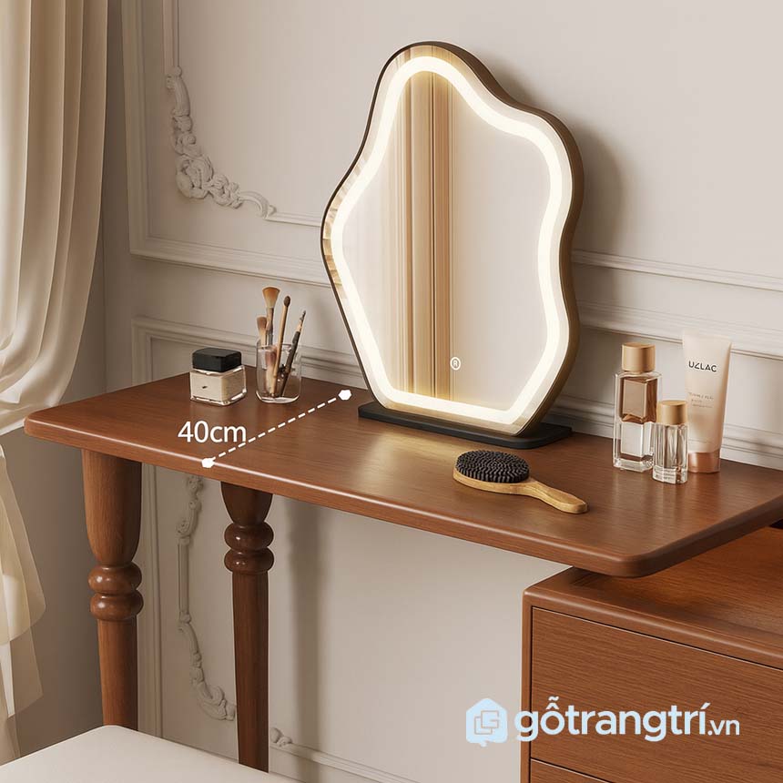 Bàn trang điểm phong cách tân cổ điển sang trọng GHS-42046