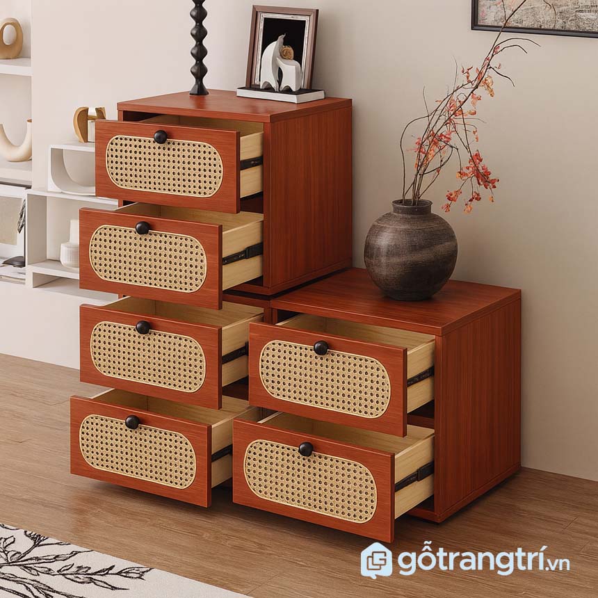 Tab đầu giường vintage GHS-55003