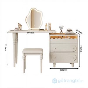 6 bàn trang điểm phong cách tân cổ điển