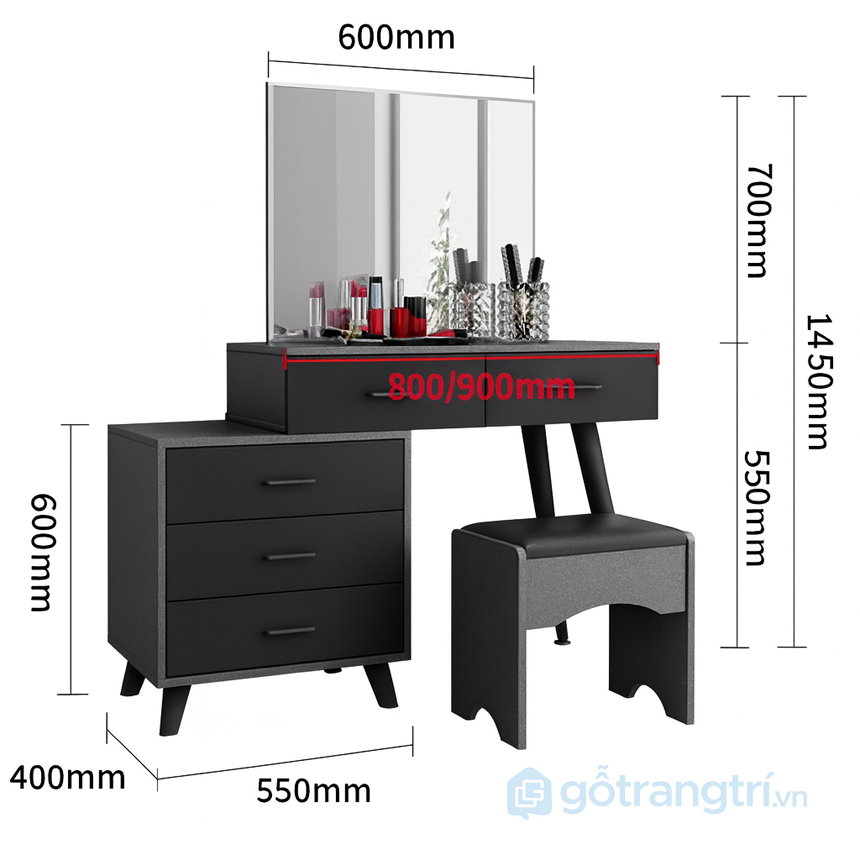 Bộ nội thất phòng ngủ hiện đại