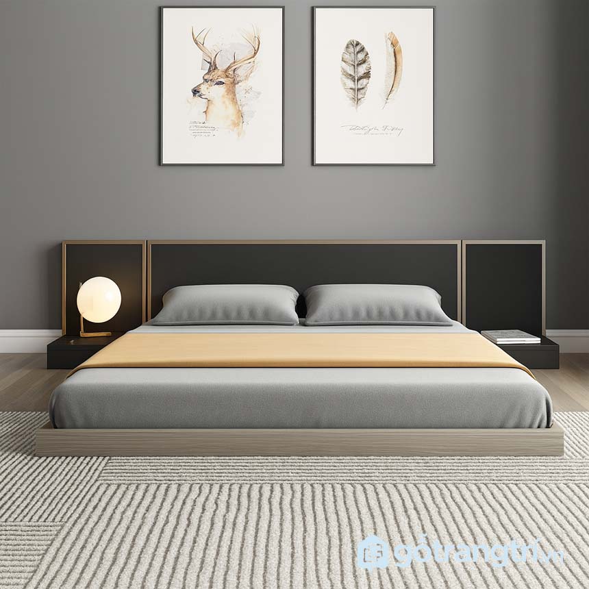 Giường ngủ hiện đại thấp