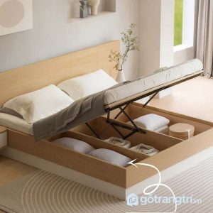 3 giường ngủ gỗ hiện đại tối giản