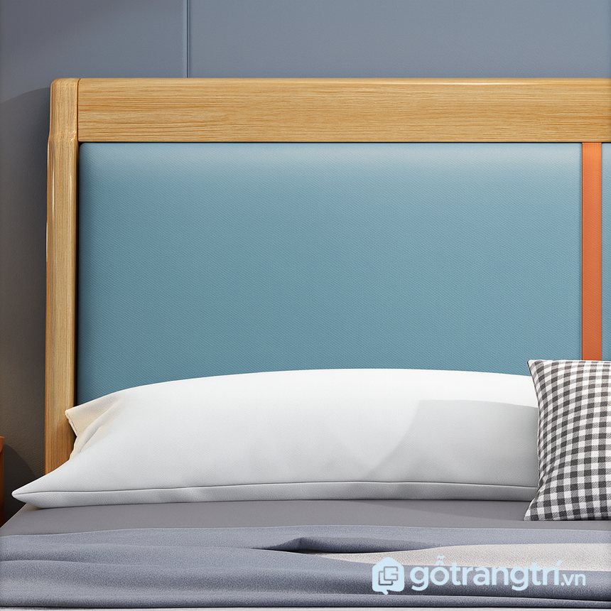 Giường ngủ gỗ tự nhiên hiện đại GHS-9400