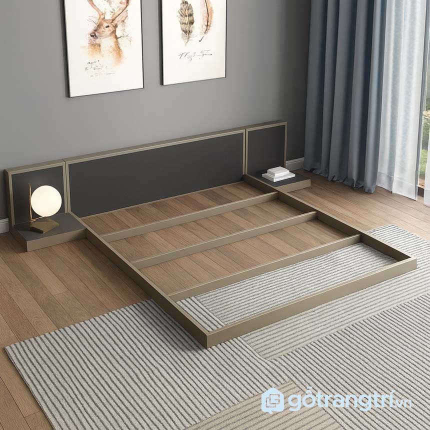 Giường ngủ hiện đại thấp