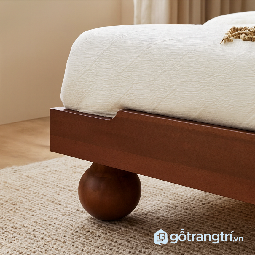 Giường ngủ đầu giường bọc vải GHS-9402