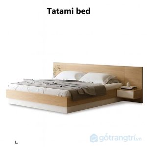 4 giường ngủ gỗ hiện đại tối giản