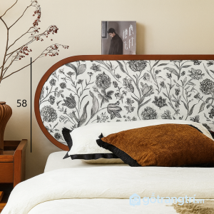 5 giường ngủ đầu giường bọc vải