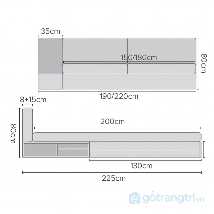 Giường ngủ đa năng