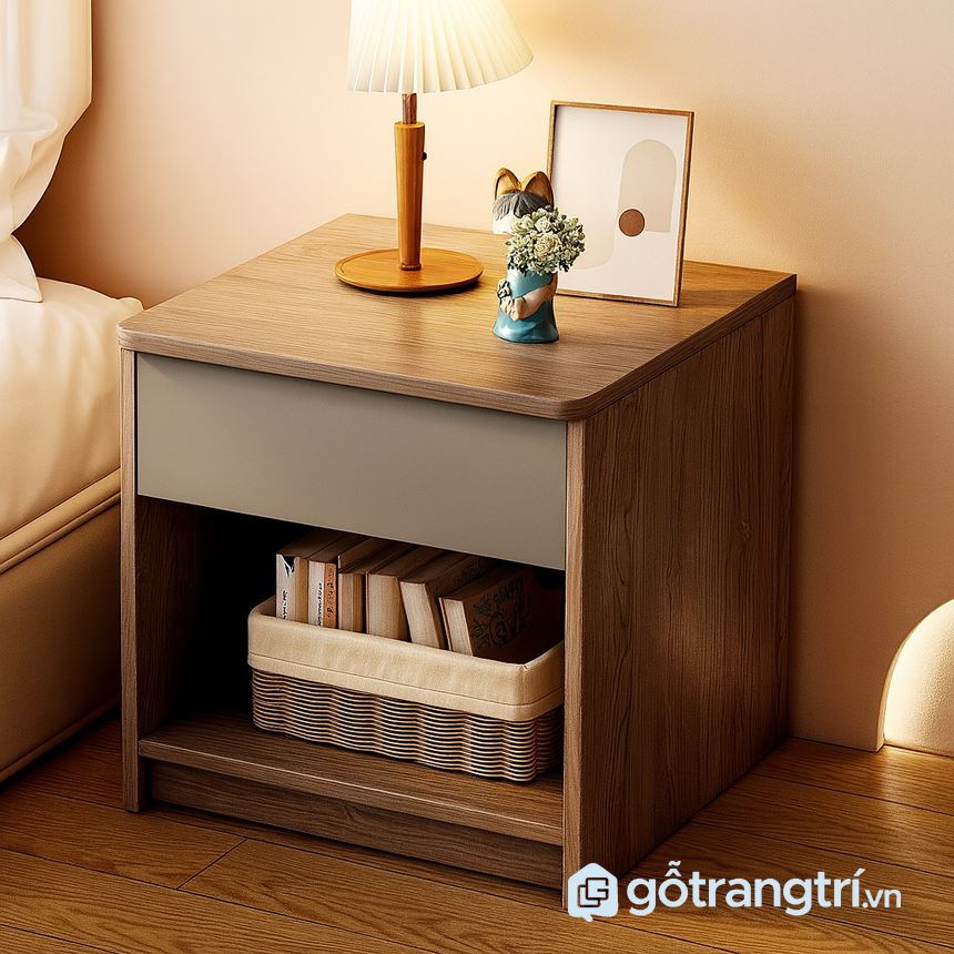 Bộ nội thất phòng ngủ hiện đại tích hợp lưu trữ