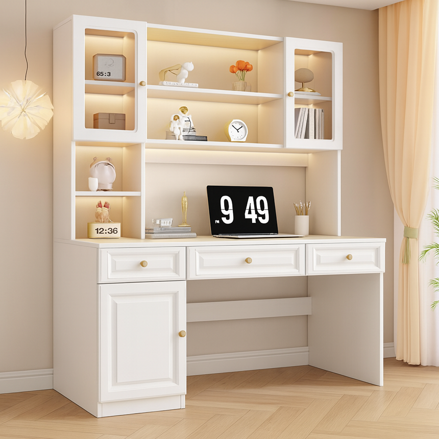 avar bàn học liền tủ & kệ sách Bàn học liền tủ & kệ sách