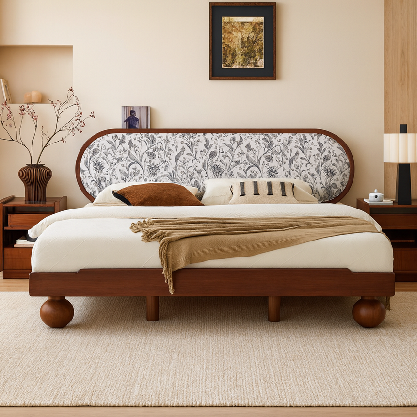 avar giường ngủ đầu giường bọc vải