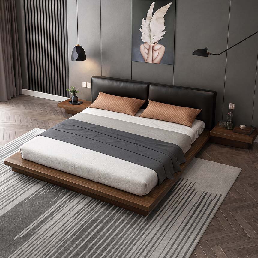 avar giường thấp kiểu Nhật Giường thấp kiểu Nhật