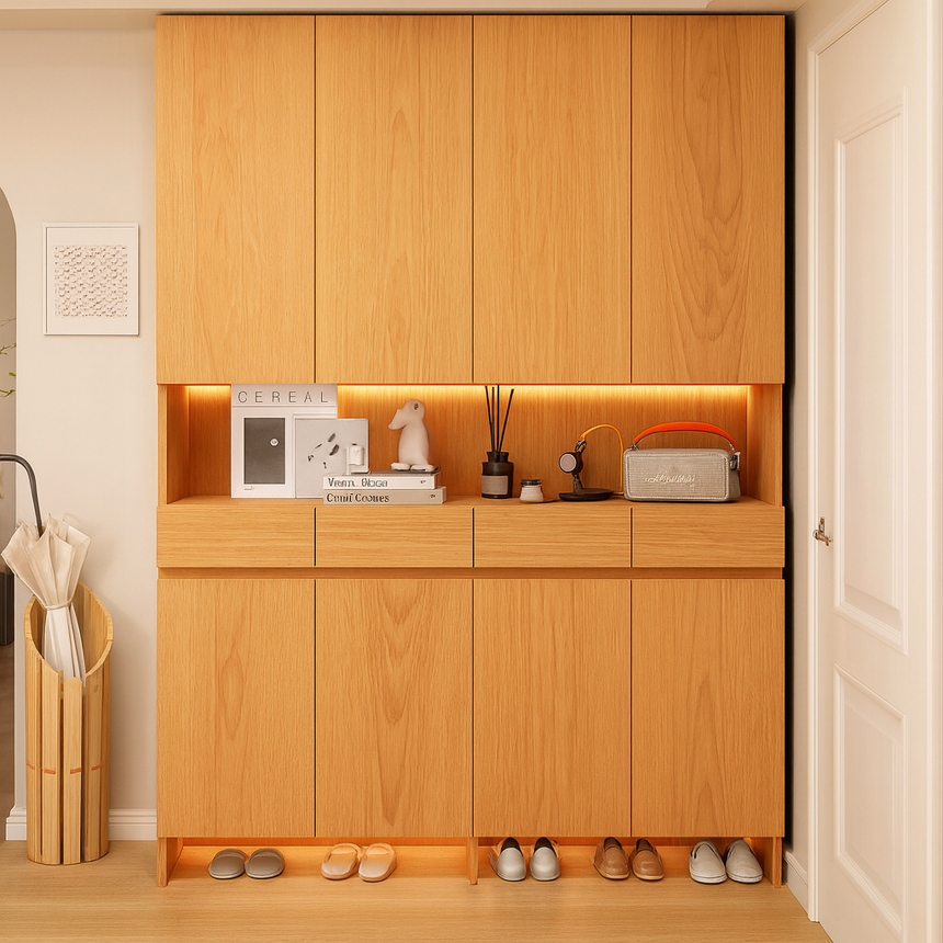 avar tủ giày kết hợp ghế ngồi