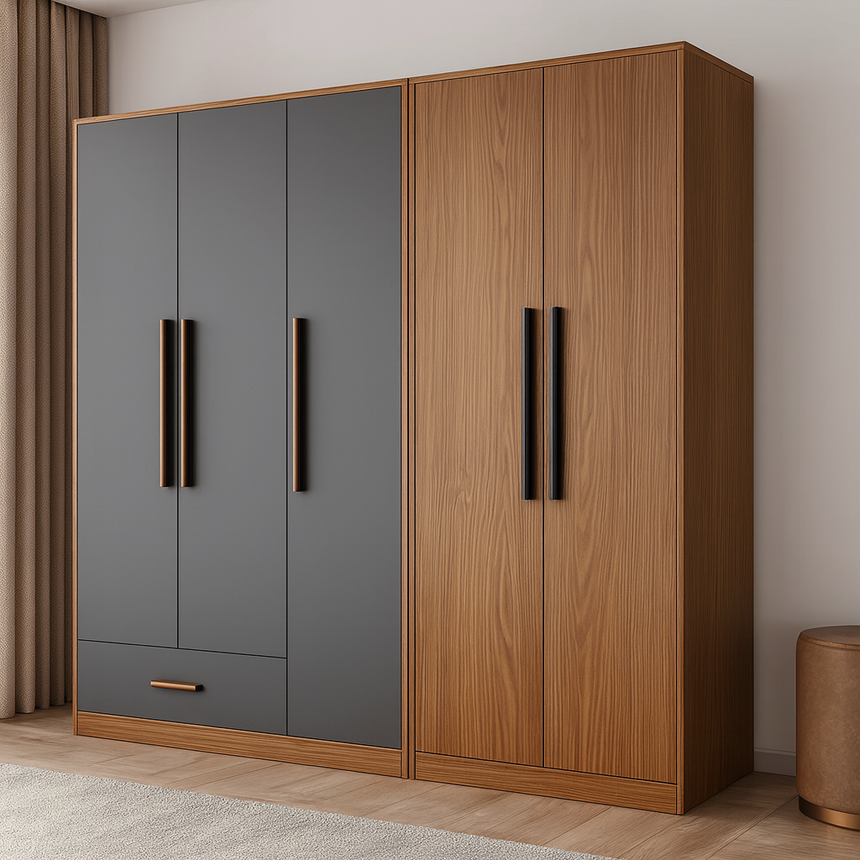 avar tủ quần áo 4 cánh thiết kế tối giản