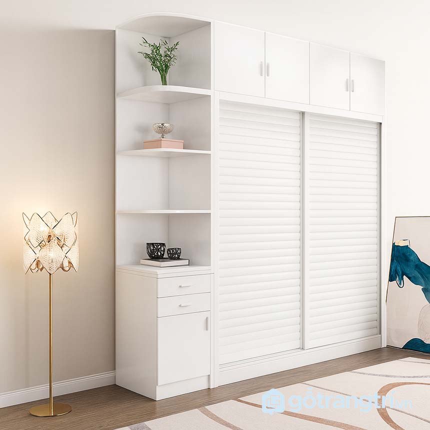 Tủ quần áo có kệ trang trí GHS-55102