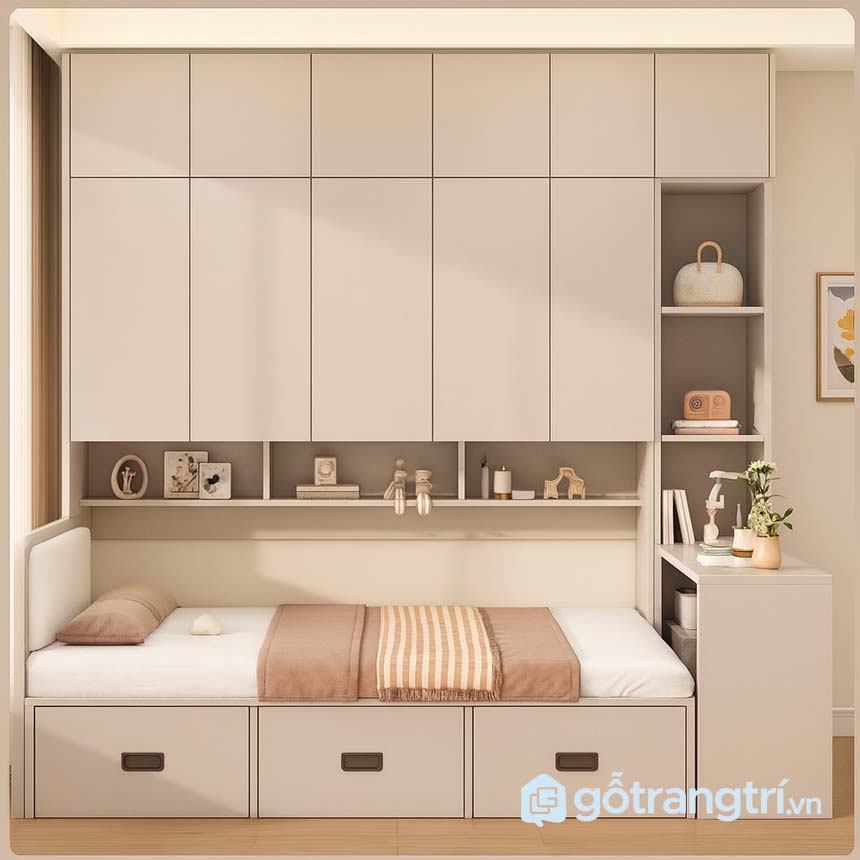 Giường kết hợp bàn học và tủ GHS-9416 tối ưu không gian