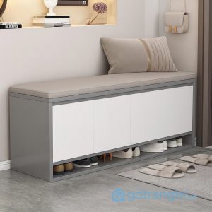 2 tủ giày kết hợp ghế ngồi