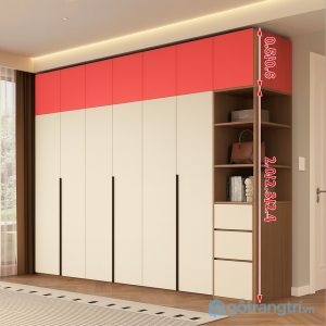 2 tủ quần áo màu trắng hiện đại cho phòng ngủ