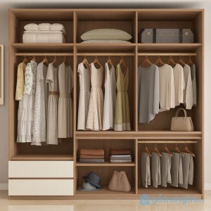 3 tủ quần áo phong cách Bắc Âu