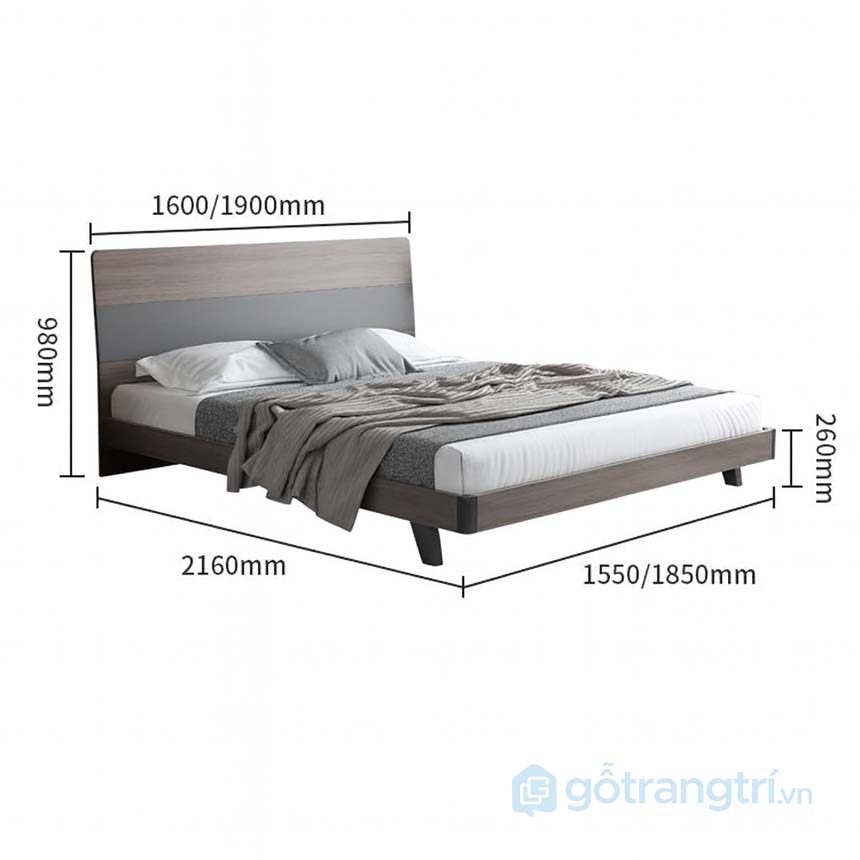 Nội thất gỗ công nghiệp cho phòng ngủ GHS-9418 hiện đại