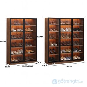 4 tủ giày đẹp cho phòng khách