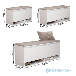 4 tủ giày kết hợp ghế ngồi