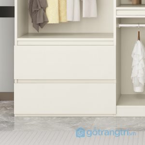 4 tủ quần áo lớn màu trắng kịch trần