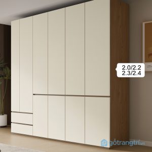 4 tủ quần áo phong cách Bắc Âu