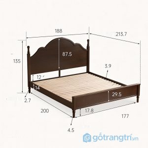5 giường ngủ gỗ tự nhiên
