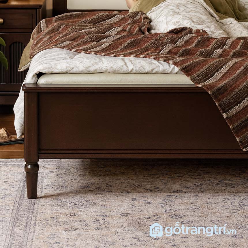 Giường ngủ gỗ tự nhiên cao cấp GHS-9417