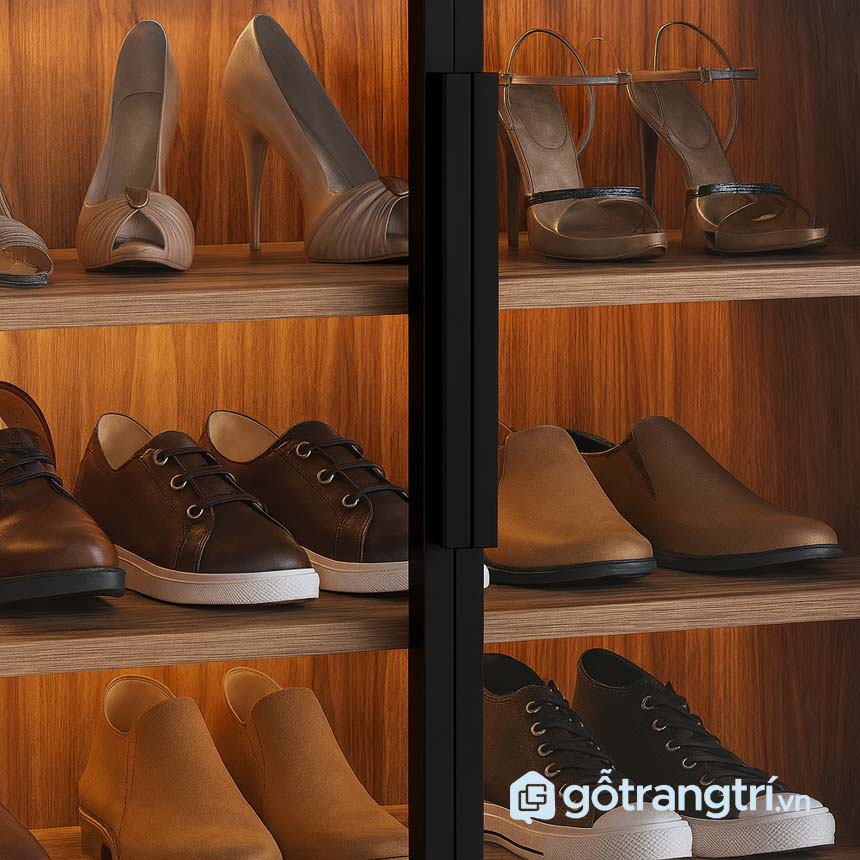Tủ giày đẹp cho phòng khách
