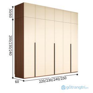 5 tủ quần áo màu trắng hiện đại cho phòng ngủ