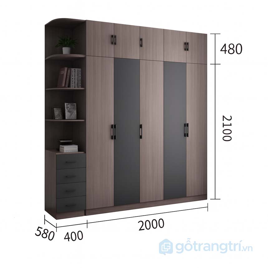 Nội thất gỗ công nghiệp cho phòng ngủ GHS-9418 hiện đại