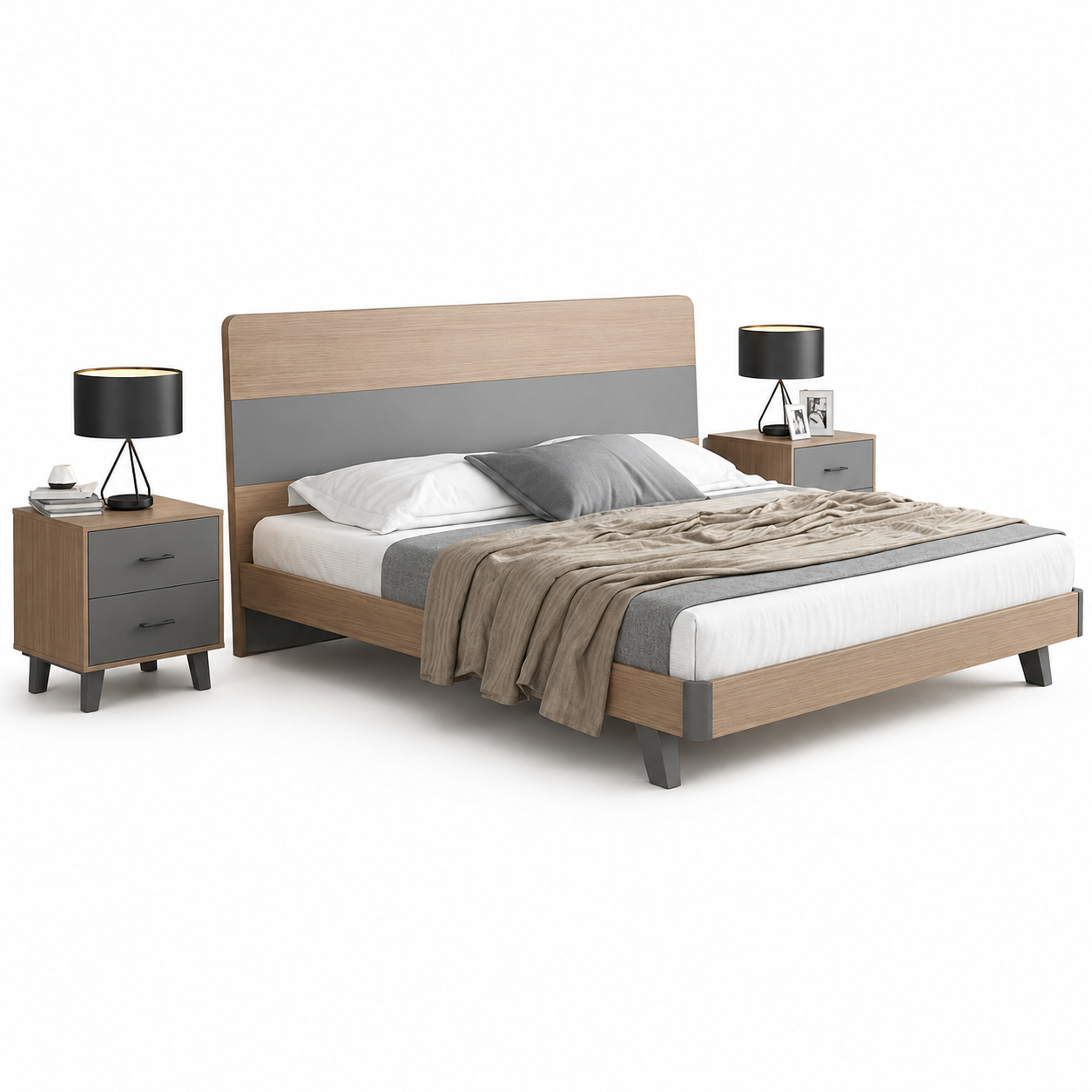 Nội thất gỗ công nghiệp cho phòng ngủ GHS-9418 hiện đại
