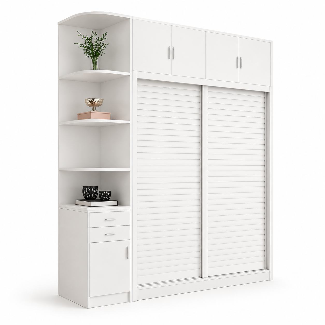 Tủ quần áo có kệ trang trí GHS-55102