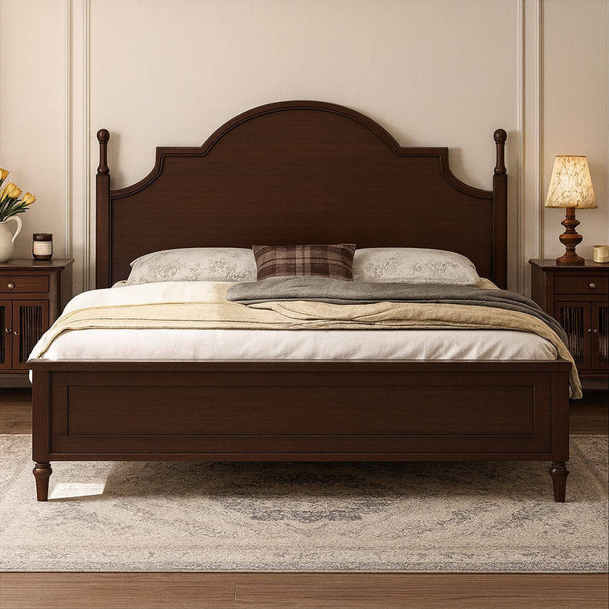 Giường ngủ gỗ tự nhiên