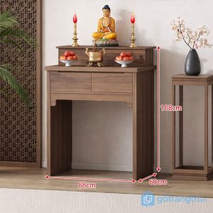 1 bàn thờ Phật đứng