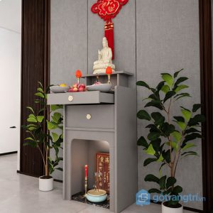 1 bàn thờ thần tài 2 tầng