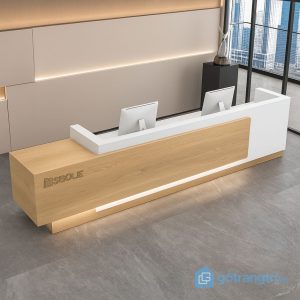 1 quầy lễ tân văn phòng