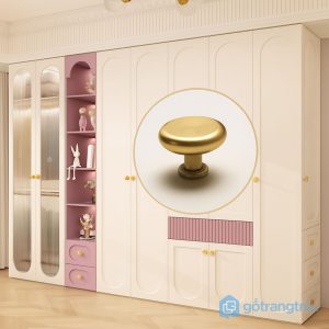 1 tủ quần áo kết hợp kệ trang trí